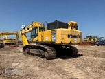 Back of used Komatsu Excavator